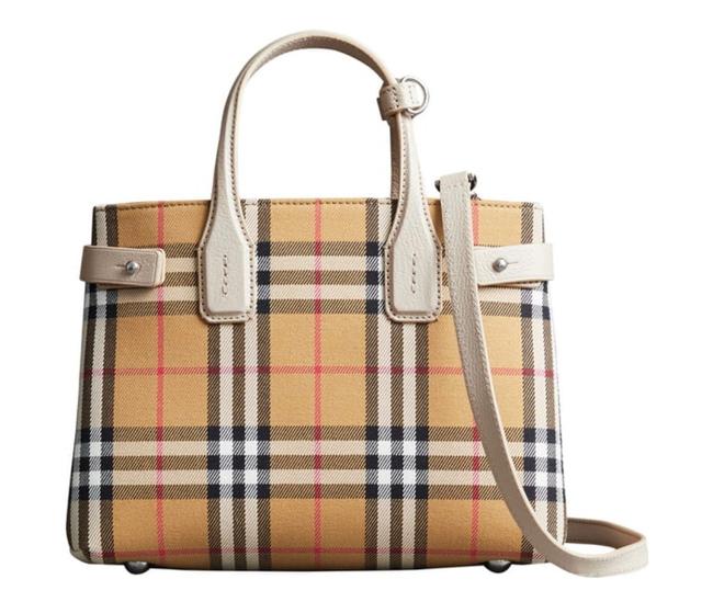 Burberry Small Banner Check Tote