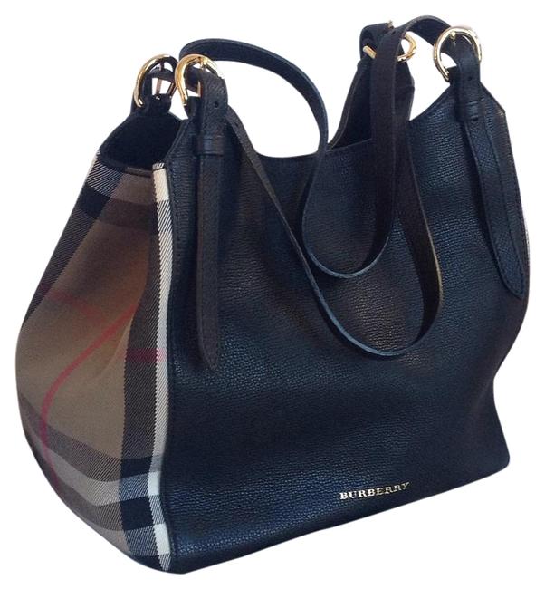 Burberry Small Canterbury Black House Check Tote
