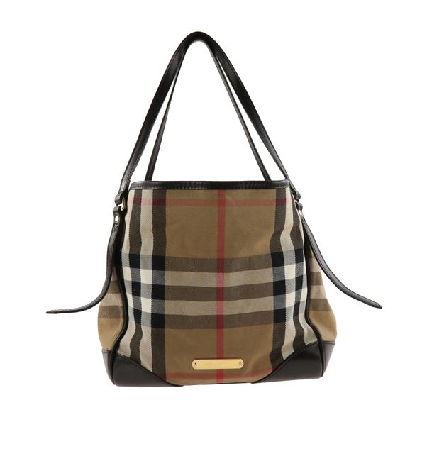 Burberry Small Canterbury Brown Canvas Tote
