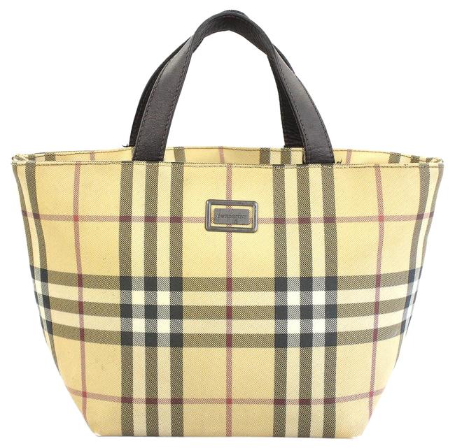 Burberry Small Check Pvc Tote