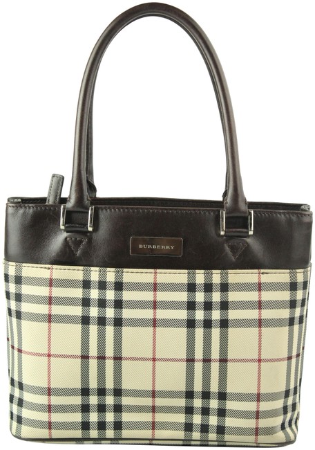 Burberry Small Classic Check Canvas Tote