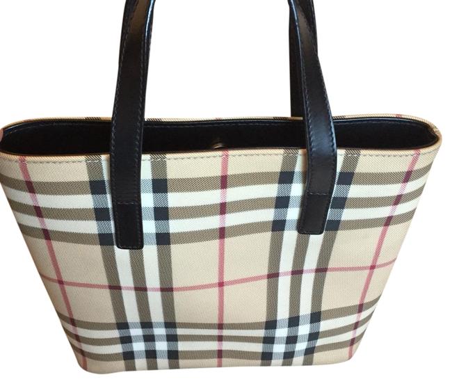 Burberry Small Classic Check Pvc Tote