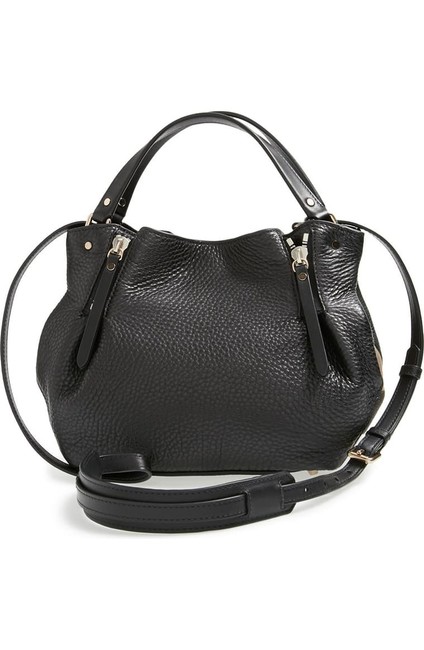 Burberry Small Maidstone Leather Black Tote