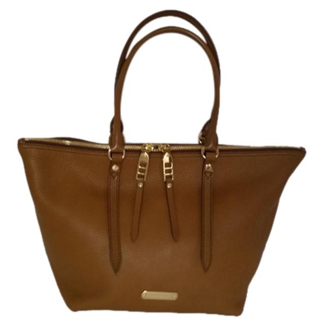 Burberry Small Salisbury Tan Leather Tote