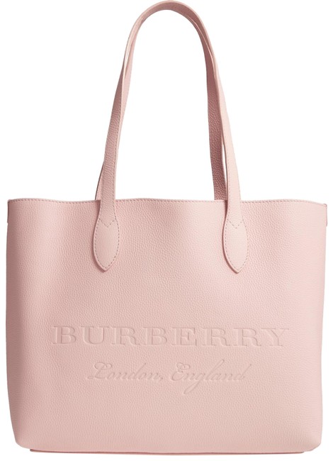 Burberry Soft Large Remington Calfskin Pink Leather Tote