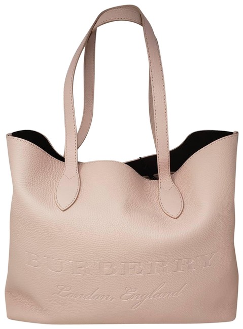 Burberry Bag Soft Leather Remington Pink Tote