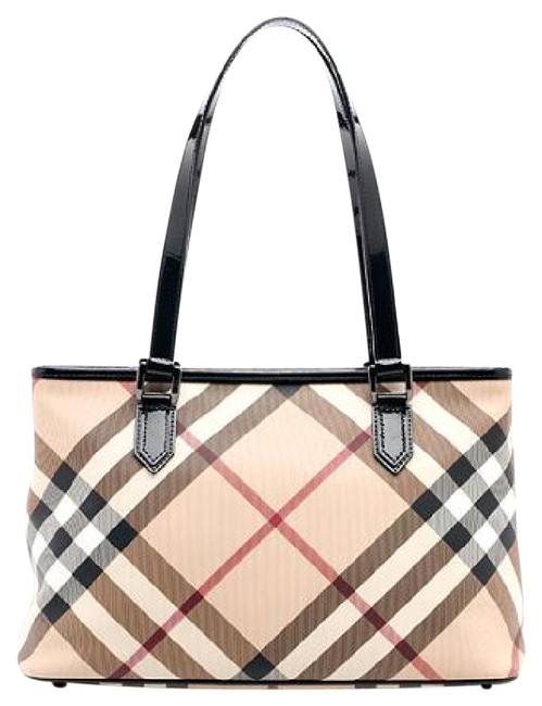 Burberry Supernova Check Regent Black Tote