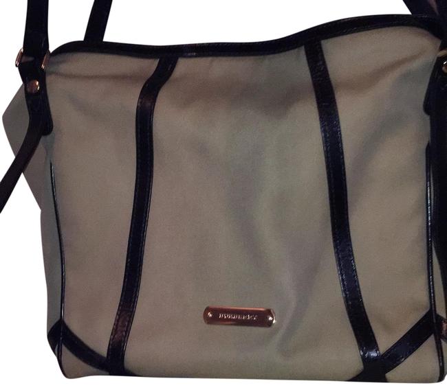 Burberry Tan Canvas Tote