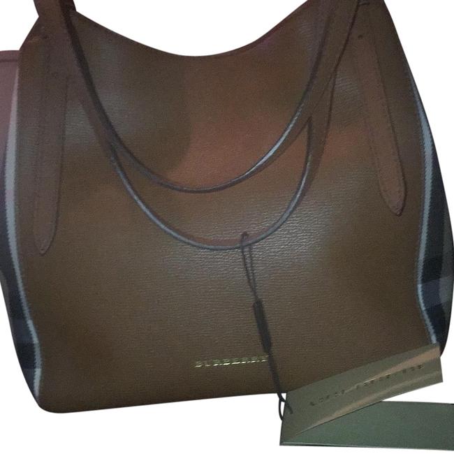Burberry Tan Leather Tote