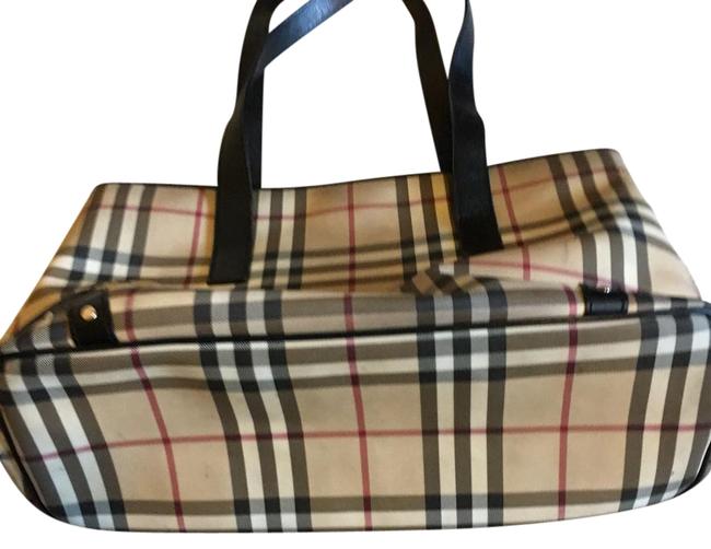 Burberry Tan Multi Tote
