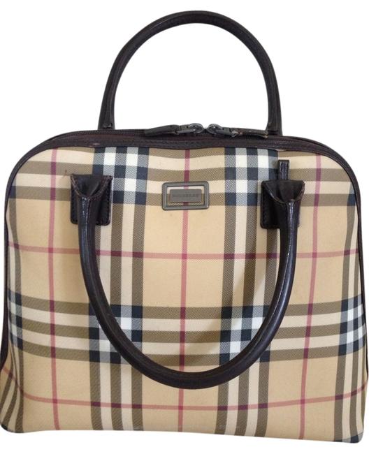 Burberry TanBlack Tote