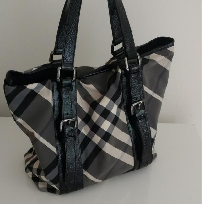 Burberry Victoria Black Nylon Tote