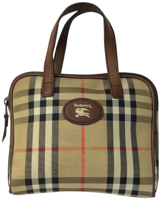 Burberry Vintage Petite Biege Canvas Tote