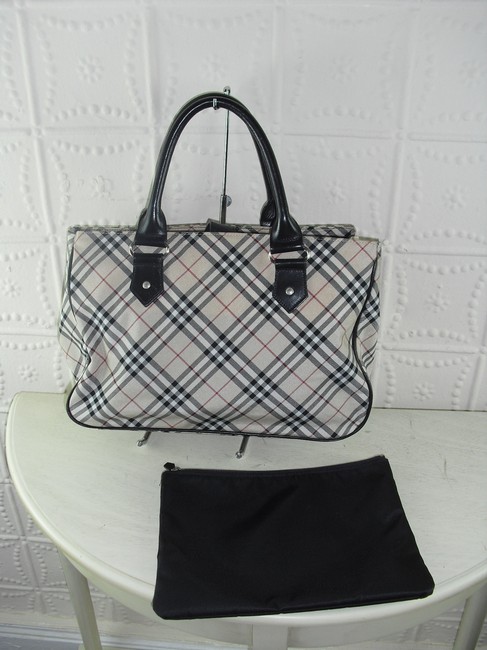 Burberry Cosmetic Case W WCosmetic Case Nova Check Coated Canvas Tote