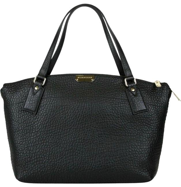 Burberry Welburn Black Leather Tote
