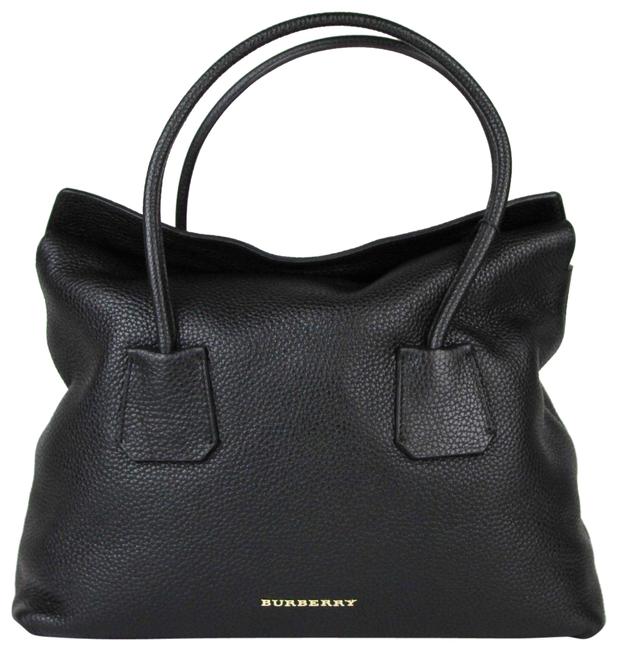 Burberry Bag Womens London Grainy 39254811 Black Leather Tote