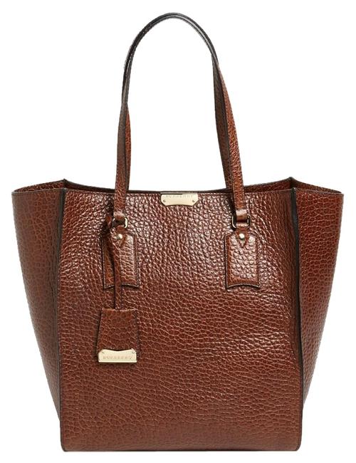 Burberry Woodbury Brown Leather Tote
