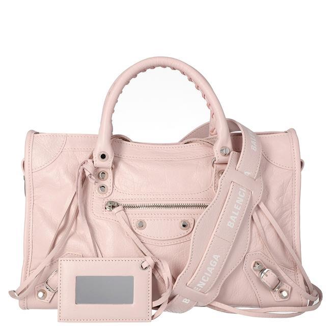 Balenciaga Bag Pink Leather Small Classic City Tote