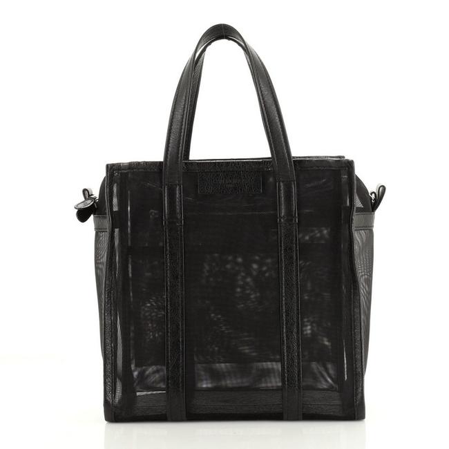 Balenciaga Bazar Tote Small Black Mesh WeekendTravel Bag