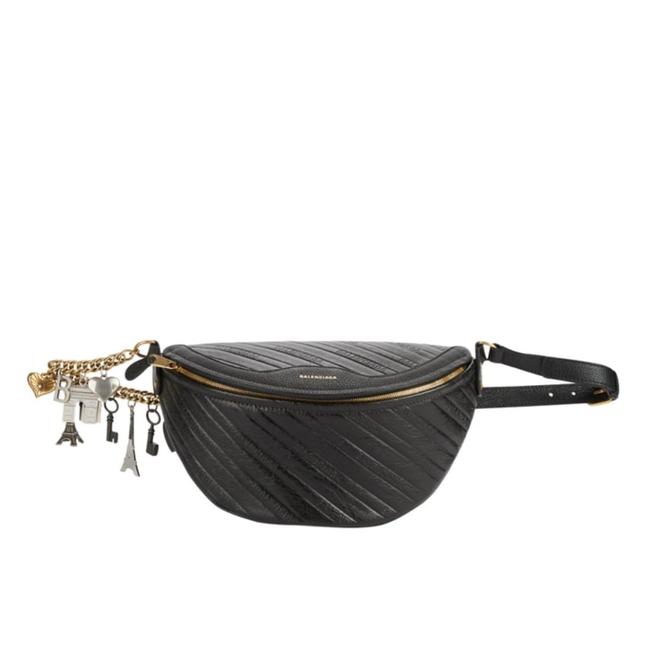 Balenciaga Belt Bag Leather SouvenirBackpack