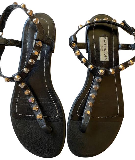 Balenciaga Black 372858 Sandals