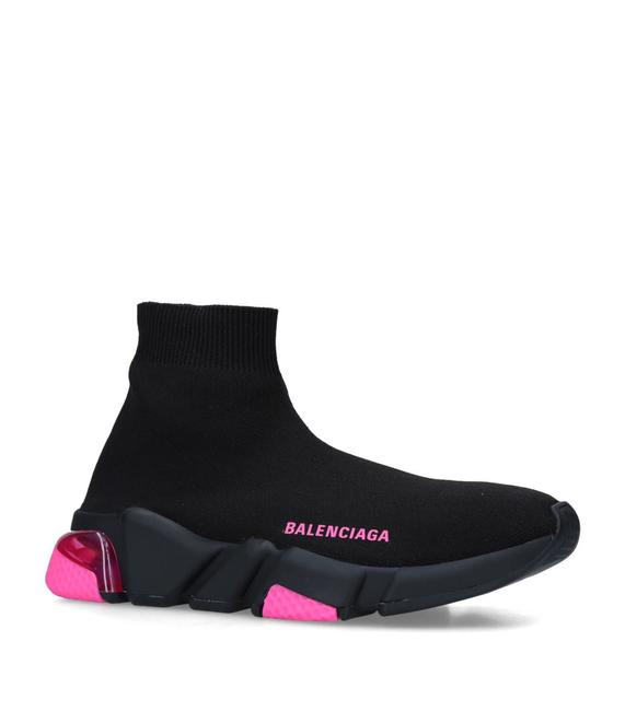 Balenciaga Black Clear sole Speed Sneakers