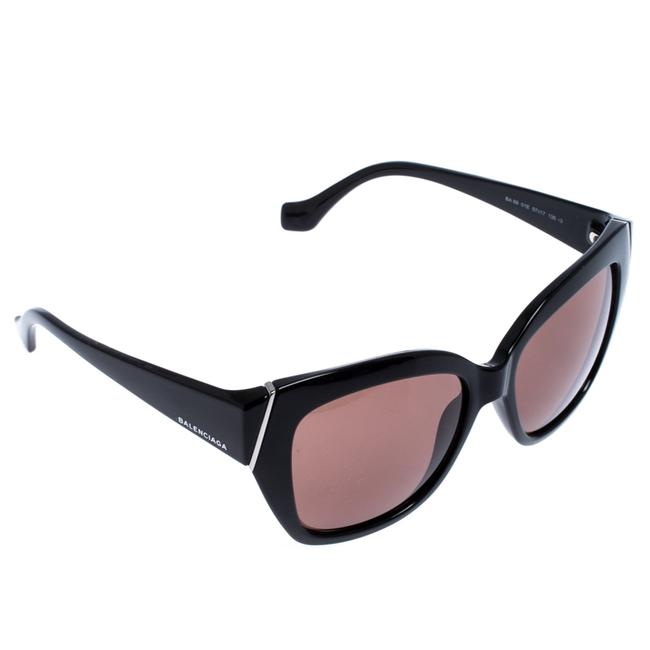 Balenciaga Black Gradient Ba 99 Cat Eye Sunglasses