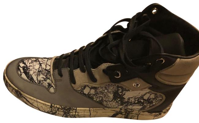 Balenciaga Black Grey and White Sneakers Narrow