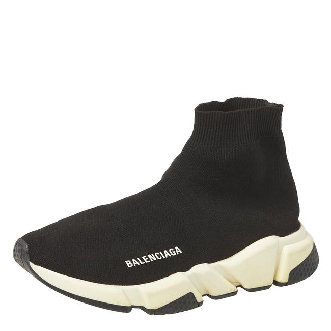 Balenciaga Black Knit Fabric Sock Sneakers39 Athletic