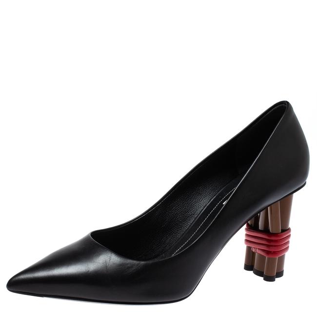 Balenciaga Black Leather Pointed405 Pumps