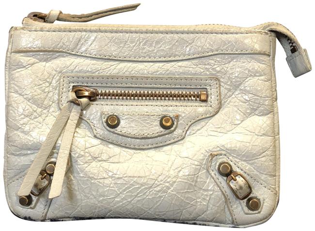 Balenciaga Bleu Dragee Arena Pouch Cosmetic Bag