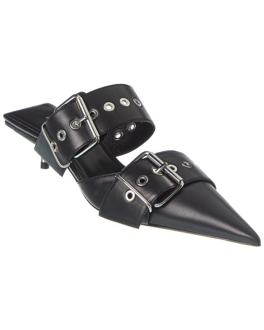 Balenciaga Buckle Leather 565428 Wa911 1081 MulesSlides