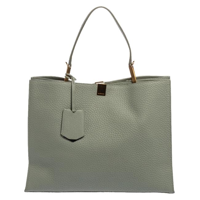 Balenciaga Cabas Green Leather Le Dix Tote