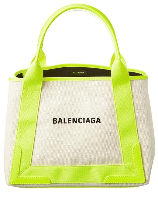 Balenciaga Cabas Small CanvasLeather 339933 K9han 1072 Tote
