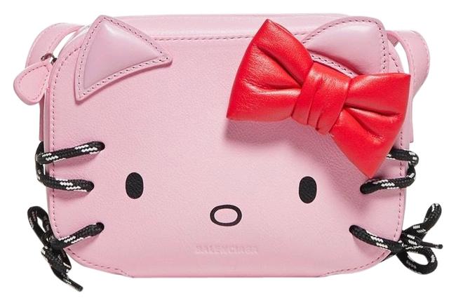 Balenciaga Camera XS Calfskin Hello Kitty Pink Patent Leather Cross Body Bag