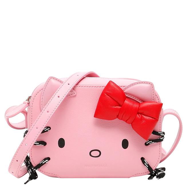 Balenciaga Camera XS Pink Leather Hello Kitty ??camera Shoulder Bag