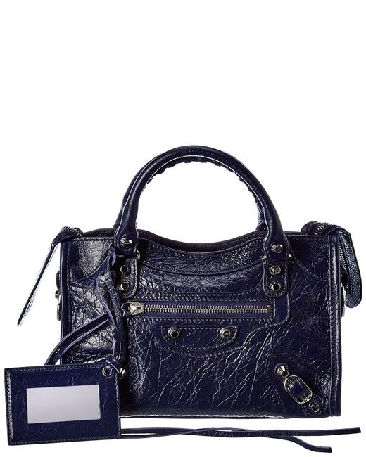 Balenciaga Classic City Mini Leather 300295 Db5xn 4691 Shoulder Bag