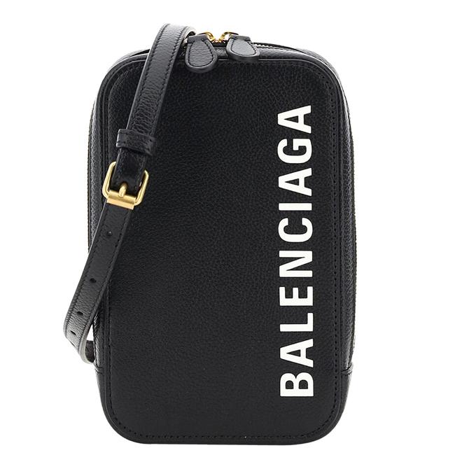 Balenciaga Crossbody Leather Cash Phone Case Shoulder Bag