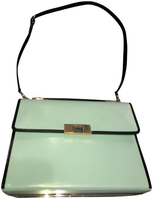 Balenciaga Dix Blue Patent Leather Cross Body Bag