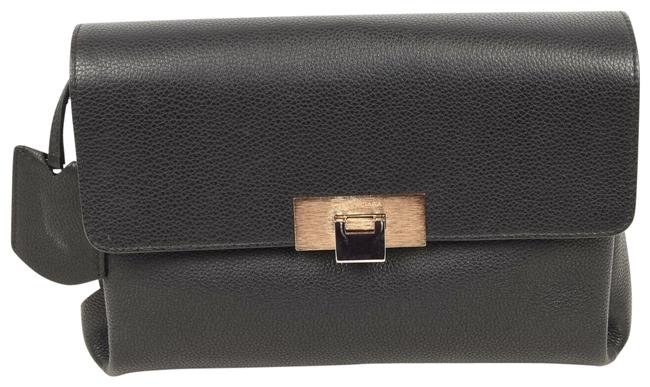 Balenciaga Dix Grained Black Leather Baguette