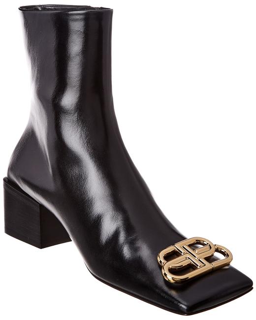 Balenciaga Double Square Bb Leather 579341 Wa931 1088 BootsBooties