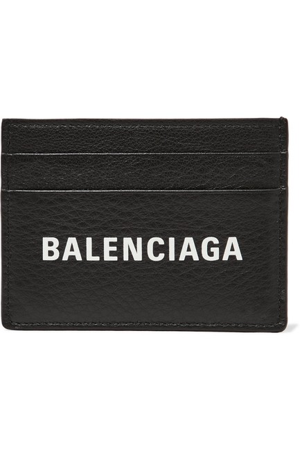 Balenciaga Everyday Printed Textured leather Cardholder Wallet