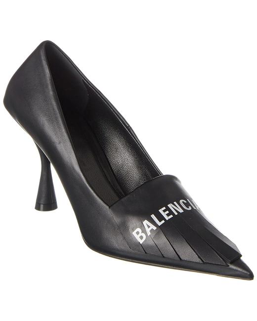 Balenciaga Fringe Knife Leather 597365 Wawn4 Pumps