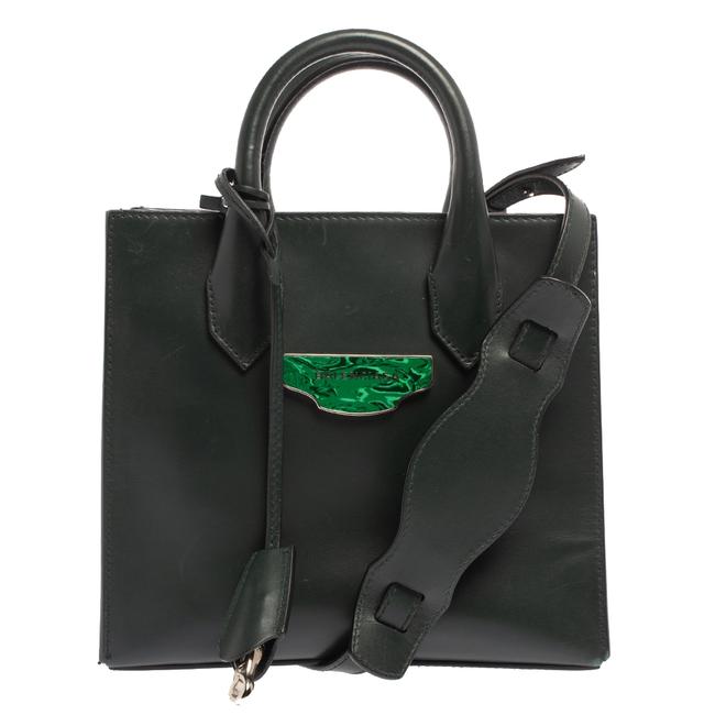 Balenciaga Green Leather Mini All Afternoon Tote