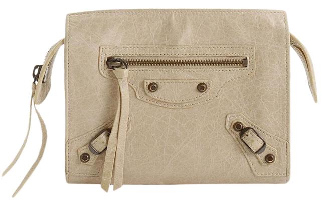 Balenciaga Ivory Rdc10658 09 Sahara Travel Wallet