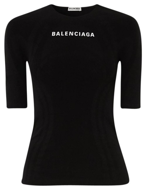 Balenciaga Jersey Printed Stretch jersey Fr34Us 0 Tee Shirt0 XS