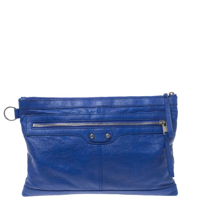 Balenciaga Leather Classic City Clutch