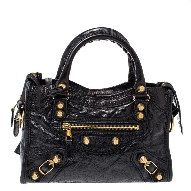 Balenciaga Leather Mini Classic City Rh Tote
