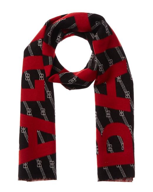 Balenciaga License Macro Wool 617654 320b0 1074 ScarfWrap