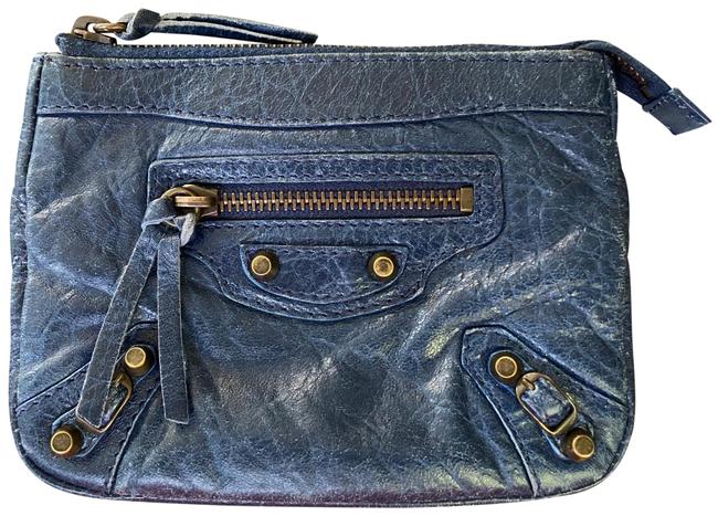 Balenciaga Midnight Blue Pouch